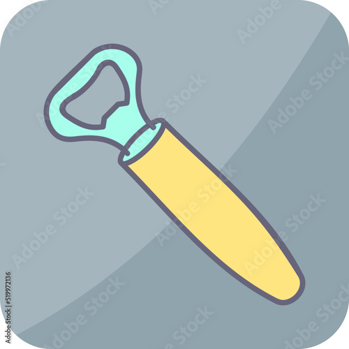 Unique Opener Vector Icon