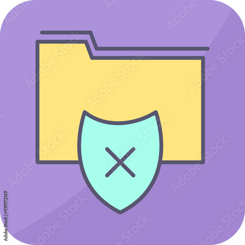 Vulnerable Folder Vector Icon