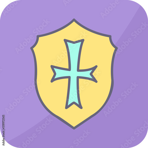 Unique Sheild Vector Icon