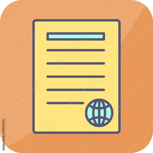 Unique Press Releases Vector Icon