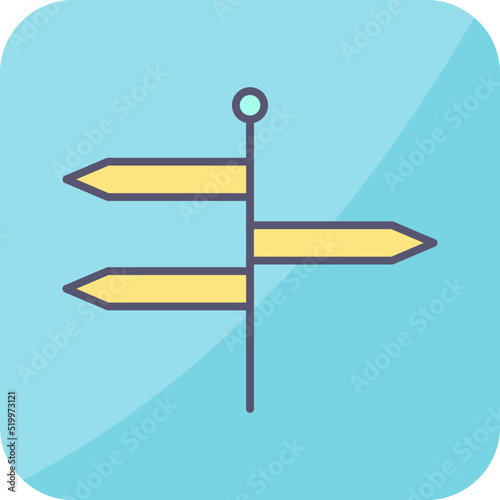 Directions Vector Icon