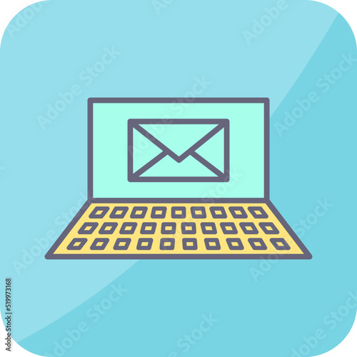 Unique Emails Vector Icon