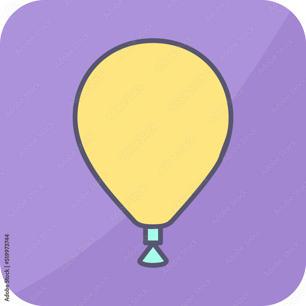 Fototapeta premium Balloon Vector Icon