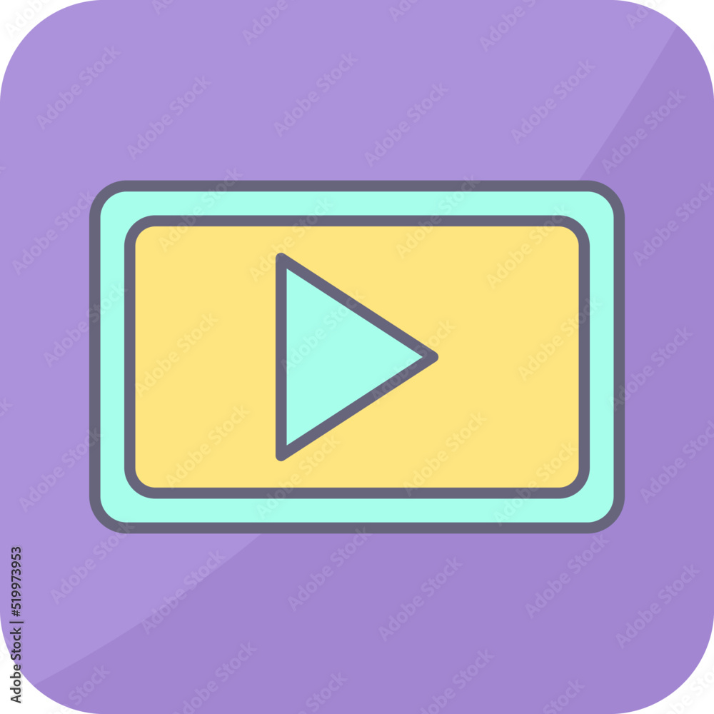 Unique Video Communication Vector Icon Unique Video Communication Vector Icon