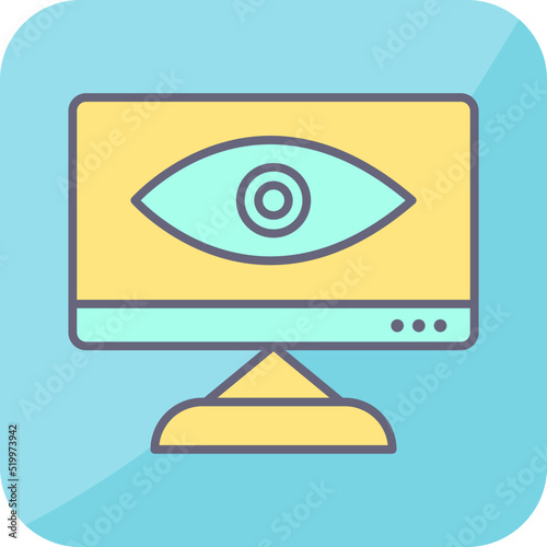 Unique Web Visibility Vector Icon