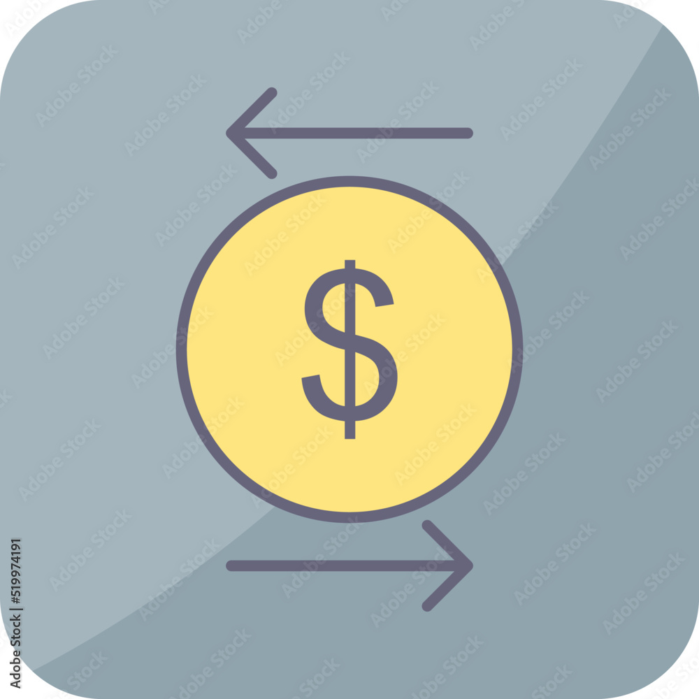 Fototapeta premium Unique Transcation Vector Icon