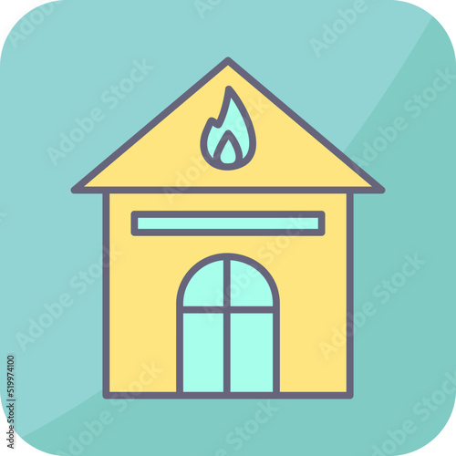 Unique Fire Brigade Vector Icon