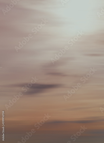 Blurred photo of the sky at sunset