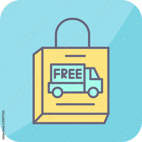 Free Home Delivery Icon