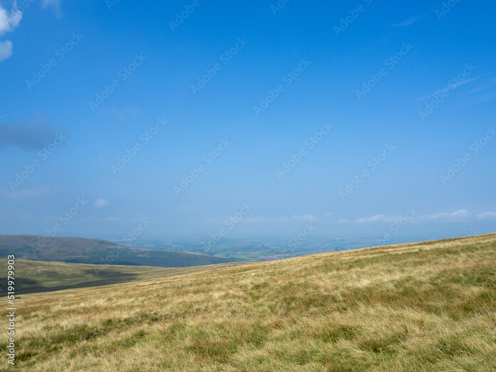 Wales mountain views on a sunny day