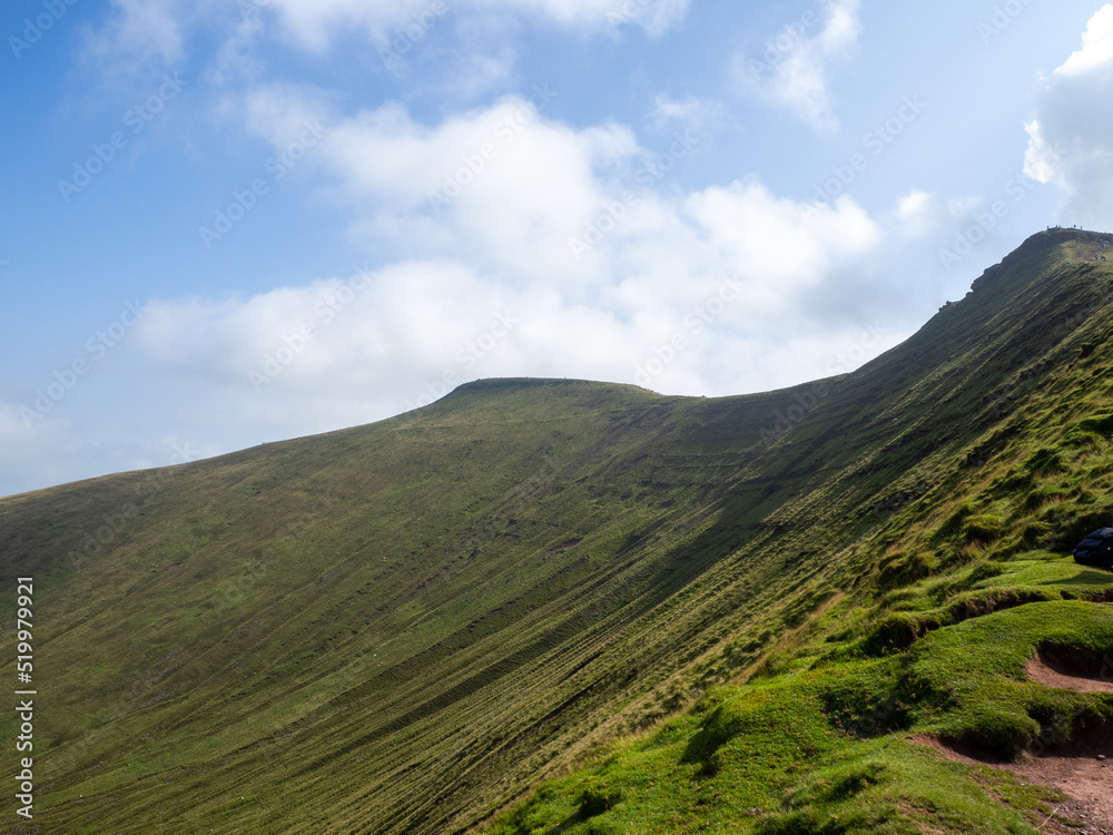 Wales mountain views on a sunny day