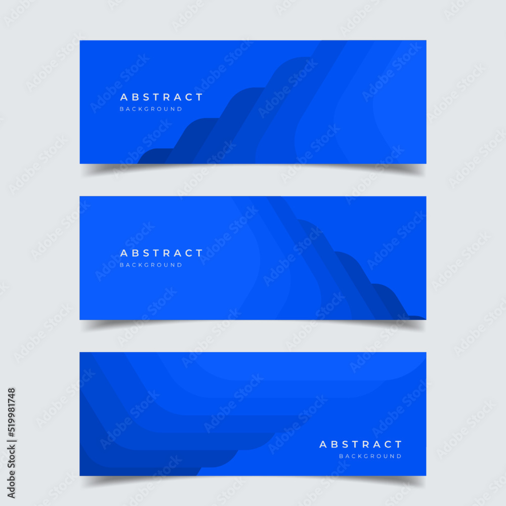 Fototapeta premium Abstract Blue Modern Background Vector Design