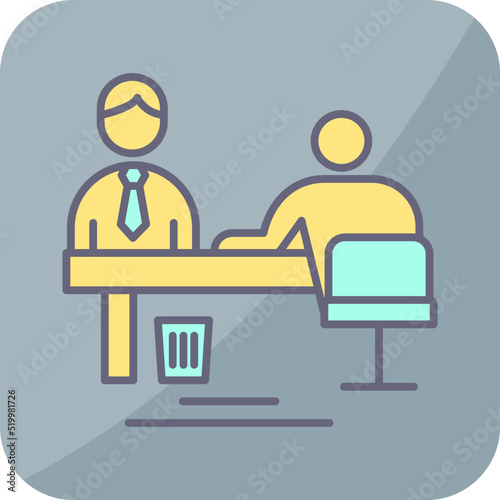Evaluating work Icon
