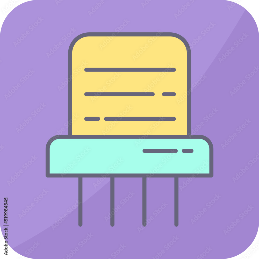 Paper Shredder Icon Paper Shredder Icon