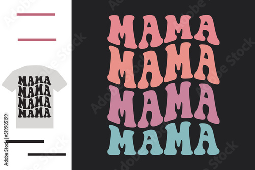 Mom life t shirt design