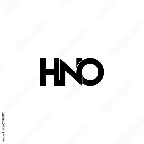 hno letter original monogram logo design