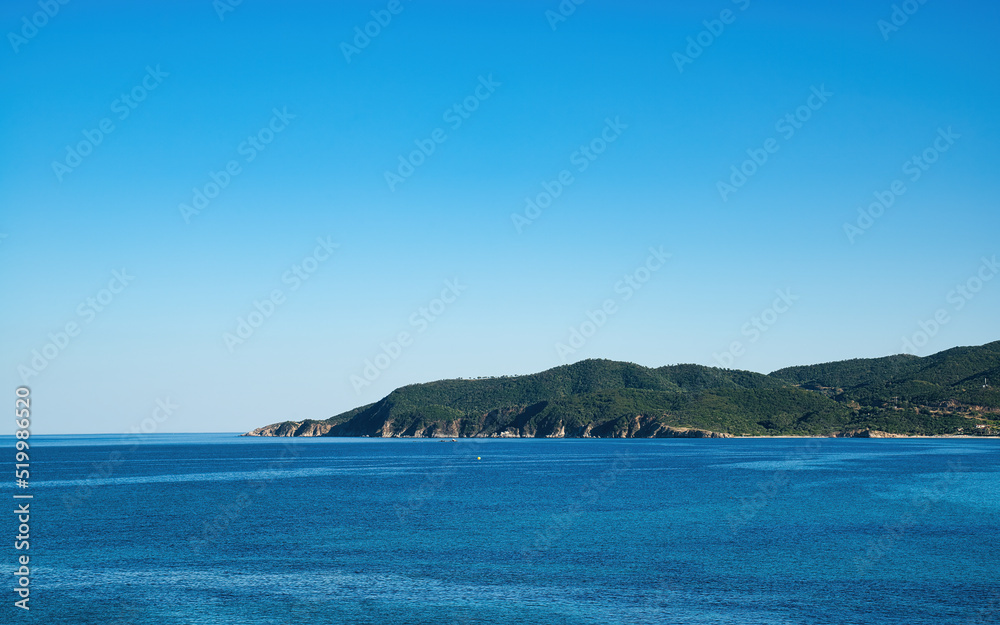 Greek coastal in Chalkidiki island