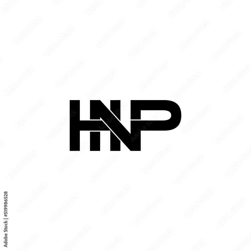 hnp letter original monogram logo design hnp letter original monogram logo design