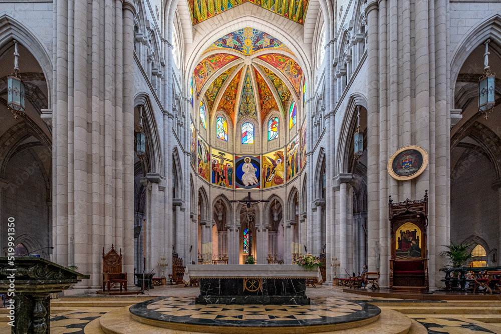 Obraz premium Madrid, interno cattedrale