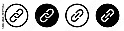 Link icon. Internet URL icon. Web link icon, vector illustration