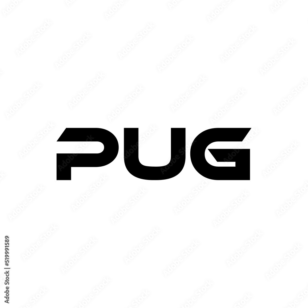 PUG letter logo design with white background in illustrator, vector logo modern alphabet font overlap style. calligraphy designs for logo, Poster, Invitation, etc. PUG letter logo design with white background in illustrator, vector logo modern alphabet font overlap style. calligraphy designs for logo, Poster, Invitation, etc.