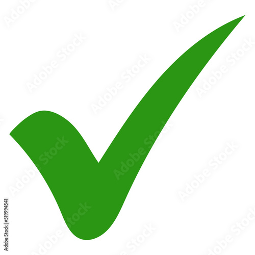 green check tick mark sign