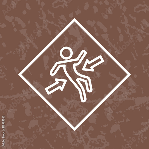 Crush Zone Vector Icon