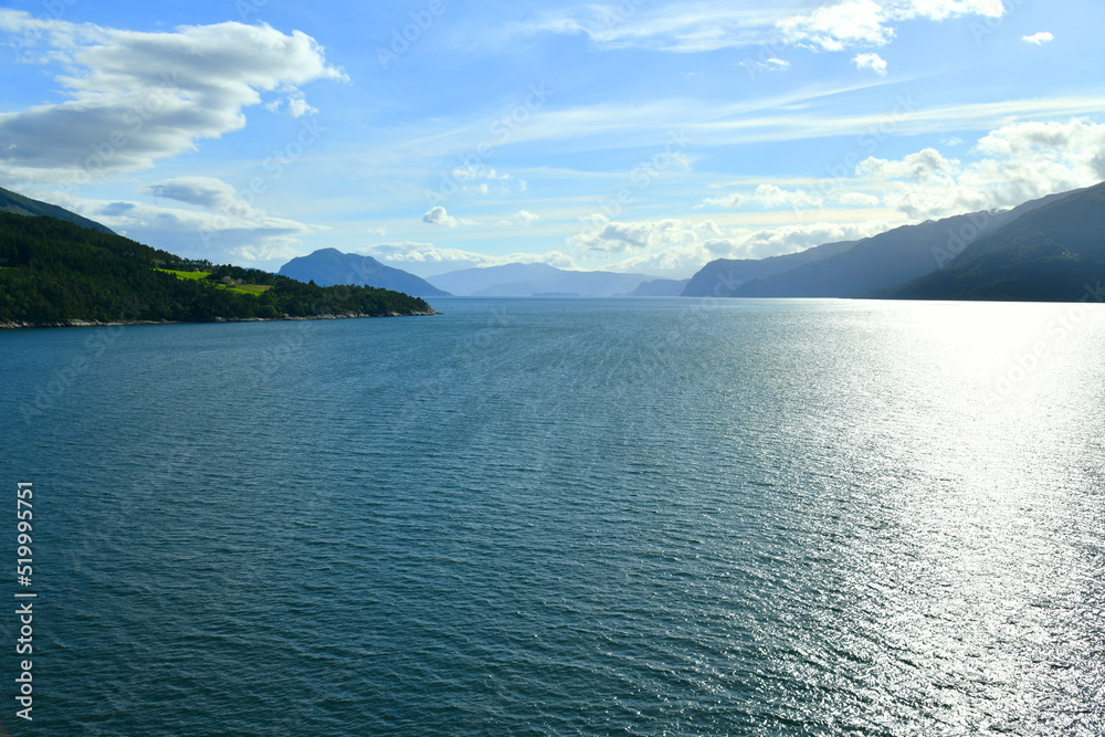 Norway. Hardanger Fjord. It is the fifth longest fjord in the world.