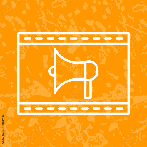 Unique Internet Ads Vector Icon