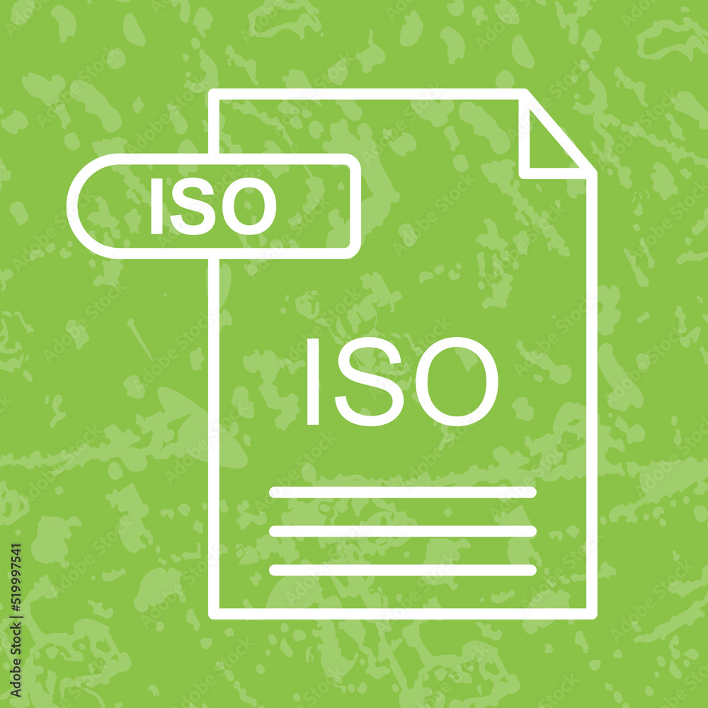 Fototapeta premium ISO Icon