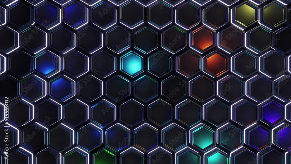 Blue hexagon pattern Blue hexagon pattern