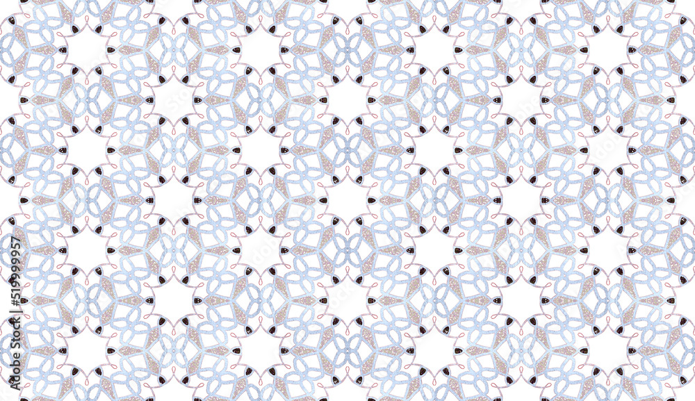 Abstract flower glitter seamless pattern on transparent background, Geometric floral of seamless pattern Abstract flower glitter seamless pattern on transparent background, Geometric floral of seamless pattern
