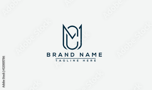 Logo design letter MC . Elegant modern. Vector template. photo