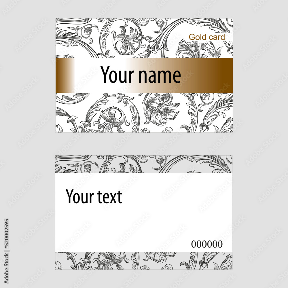 Gold card for your business. You can enter all the data yourself
Gold card for your business. You can enter all the data yourself
