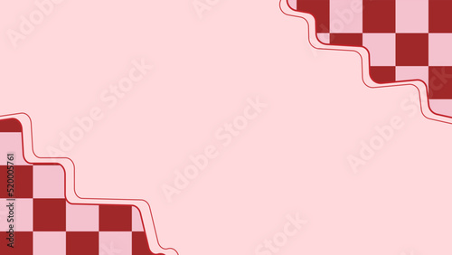 aesthetic minimal red checkers, gingham, plaid, checkerboard background illustration, perfect for wallpaper, backdrop, postcard, and background for your design