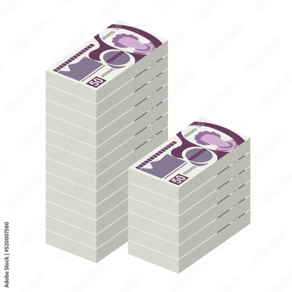 Saint Helena Pound Vector Illustration. Atlantic islands money set bundle banknotes. Paper money 50 SHP. Flat style. Isolated on white background. Simple minimal design. Saint Helena Pound Vector Illustration. Atlantic islands money set bundle banknotes. Paper money 50 SHP. Flat style. Isolated on white background. Simple minimal design.
