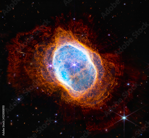 Fototapeta Naklejka Na Ścianę i Meble -  A Dying Star. Digital Enhancement. Elements by NASA