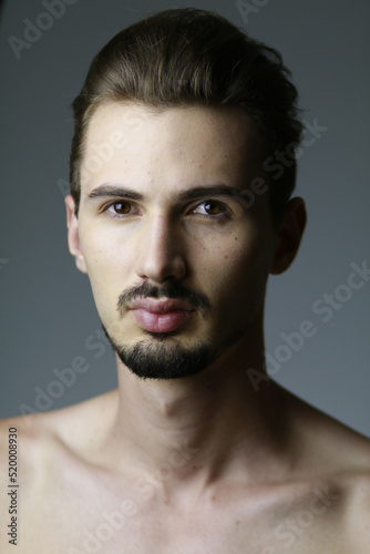 rapaz, rosto, masculino, branco, pessoa, homem