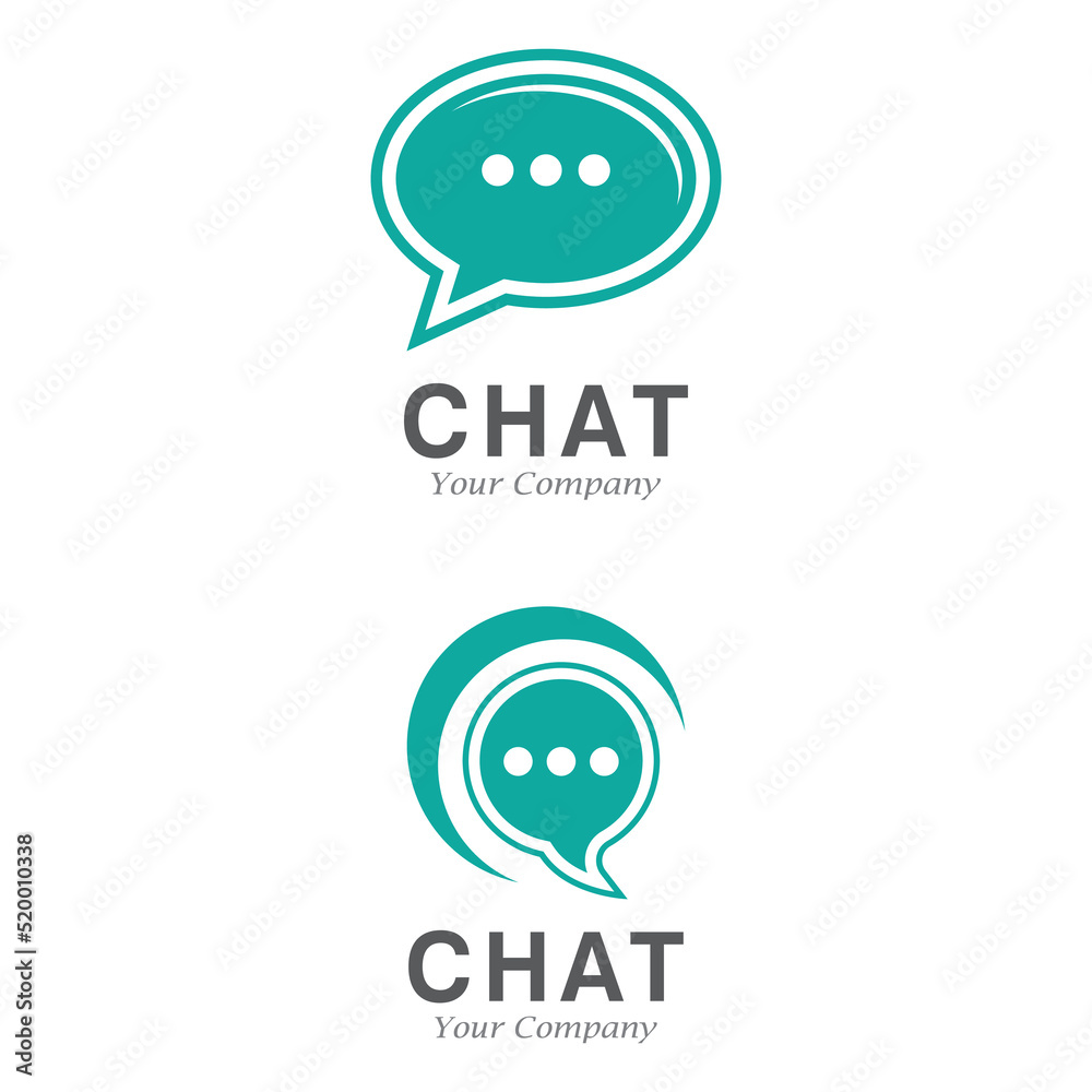 Speech bubble Logo template vector illustration Speech bubble Logo template vector illustration