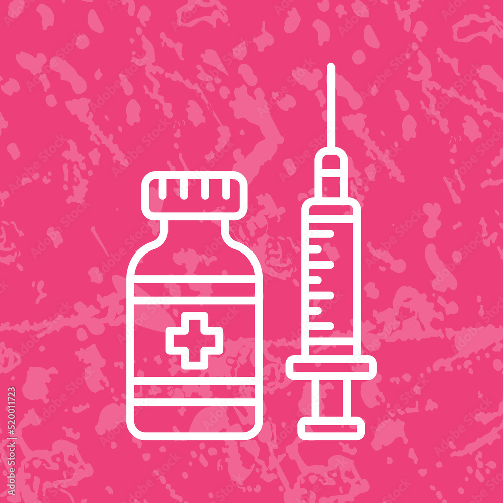 Fototapeta premium Vaccine Icon