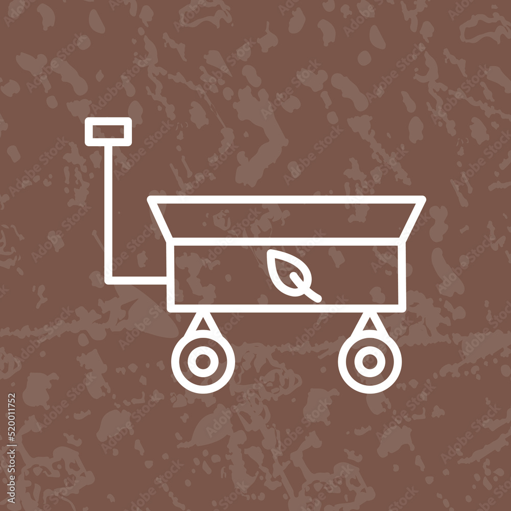 Garden Cart Icon Garden Cart Icon
