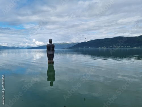 Havmannen, or Havmann is a granite stone sculpture located in the city of Mo i Rana in northern Norway and is keeping watch over the harbor