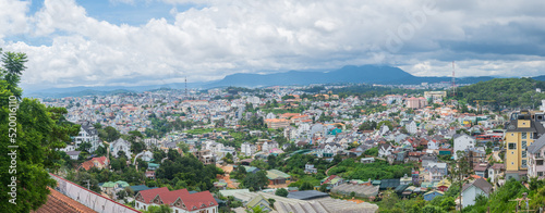 Panorama view of DALAT city at vietnam