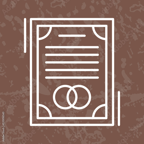 Wedding Contract Icon