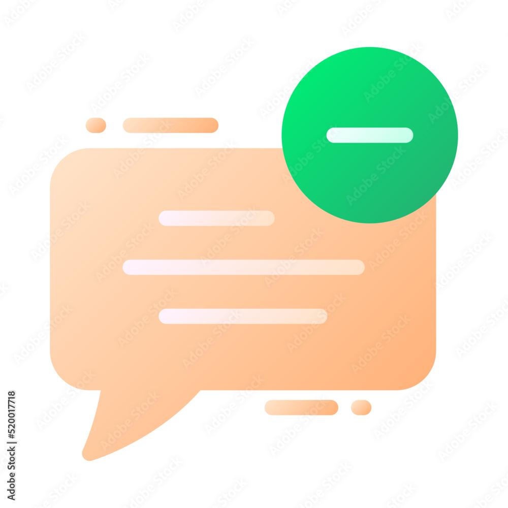 Remove Chat Illustration Remove Chat Illustration