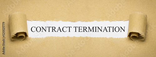 Contract termination