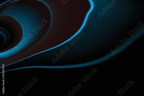Abstract bright illustration with dynamic waves. For background, wallpaper, packaging.