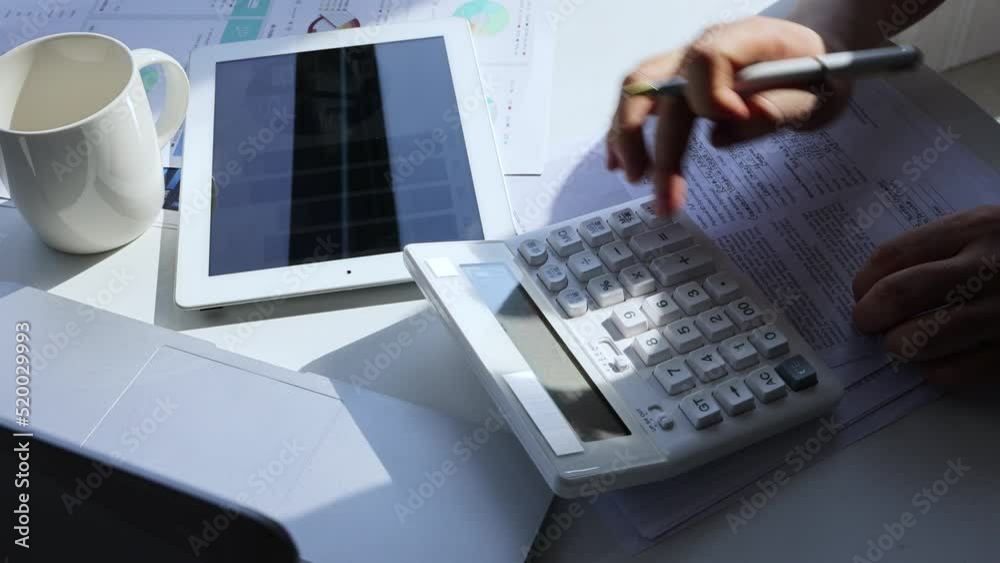 Use calculator to carry out company financial and accounting