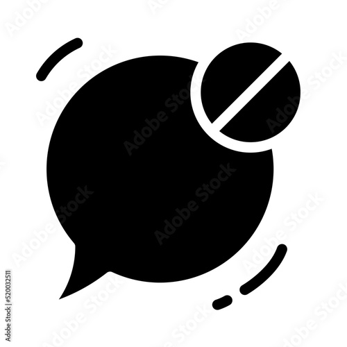 Block Chat Icon