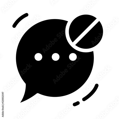 Block Chat Icon